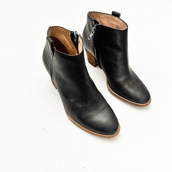 Madewell Womens Black Billie Ankle Booties Style E0191 Almond Toe Boot Size 8.5 - Picture 6 of 6